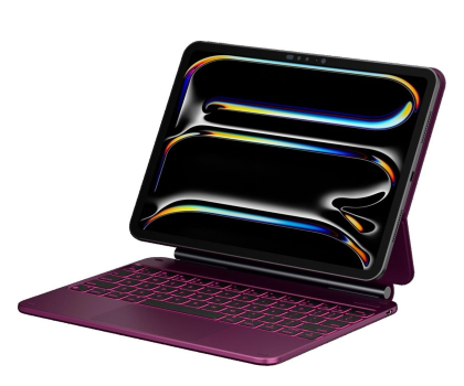 Etui TYPECASE Etui Edge z klawiaturą do iPad Pro 11" 2024/2025 malinowy